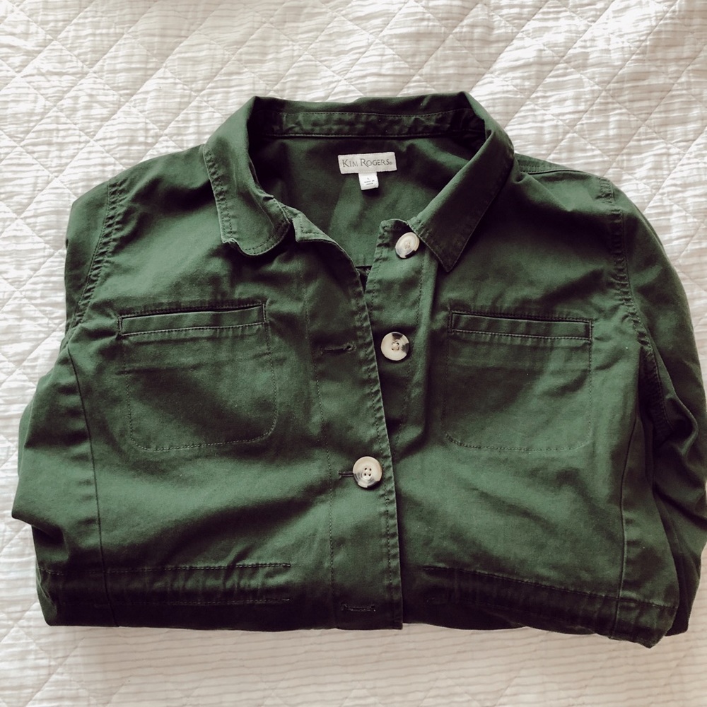 Kim Rogers Green Jacket
